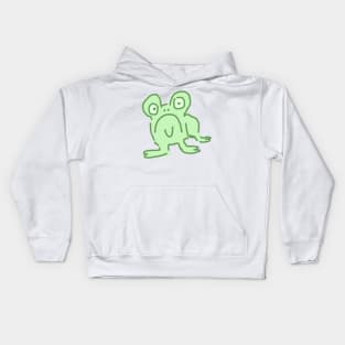 Mean muggin frowg Kids Hoodie